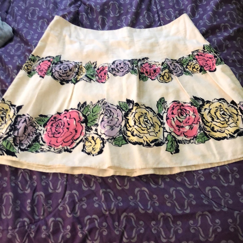 LOFT Anne Taylor floral skirt